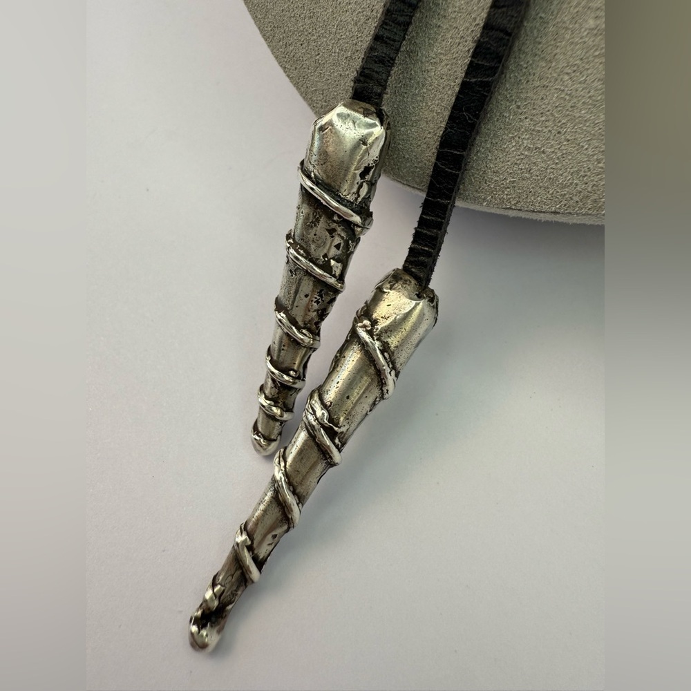 Antique hand made sterling silver bolo - Picture 9 of 10